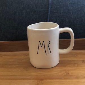 BOGO Sale: Rae Dunn White Mr. Mug